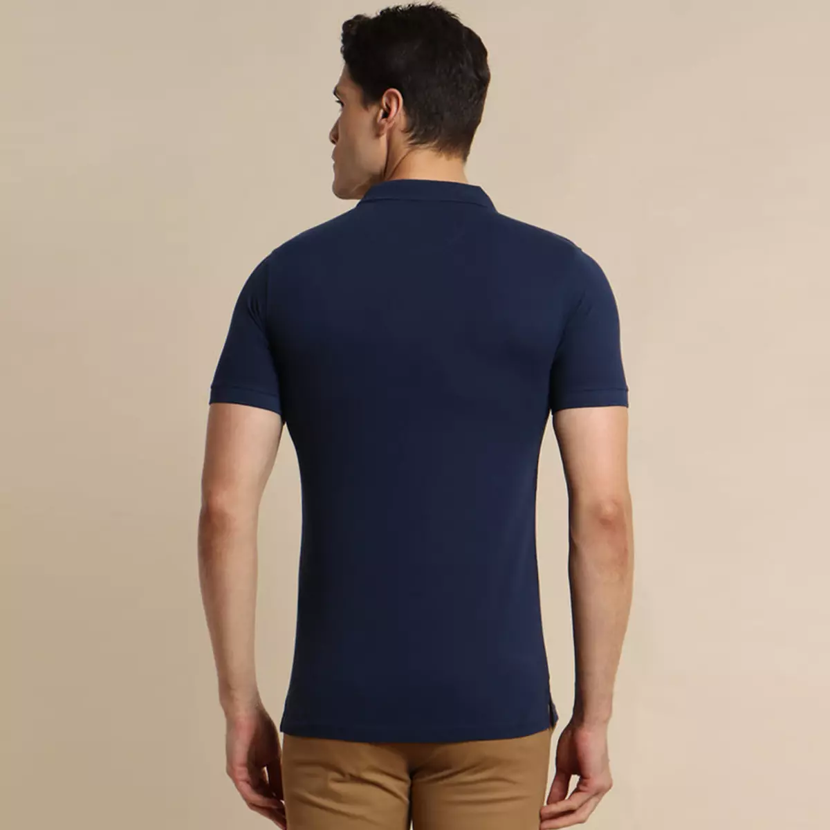 Classic Navy Blue Polo T-Shirt - Image 6