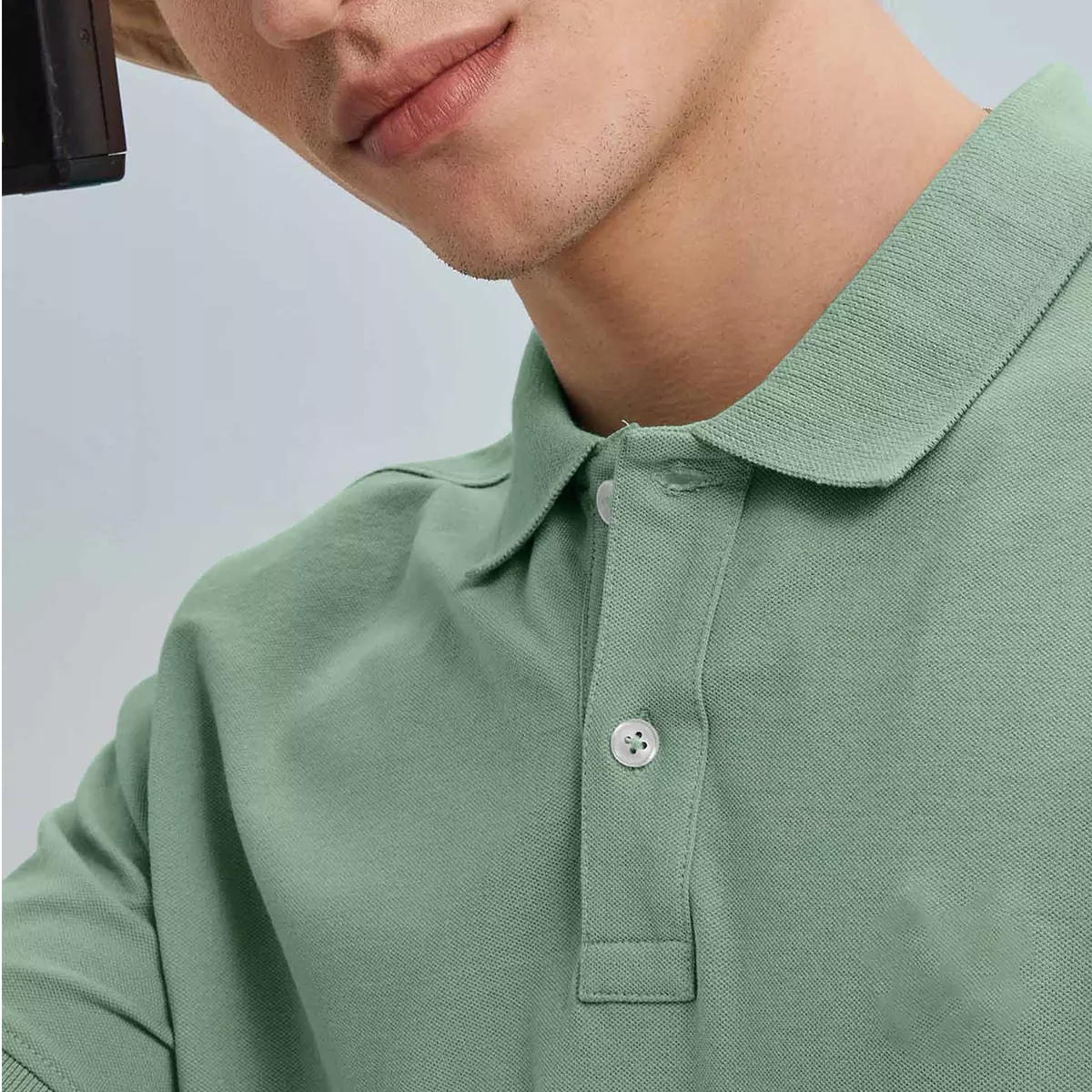 Classic Green Polo T-Shirt - Image 4