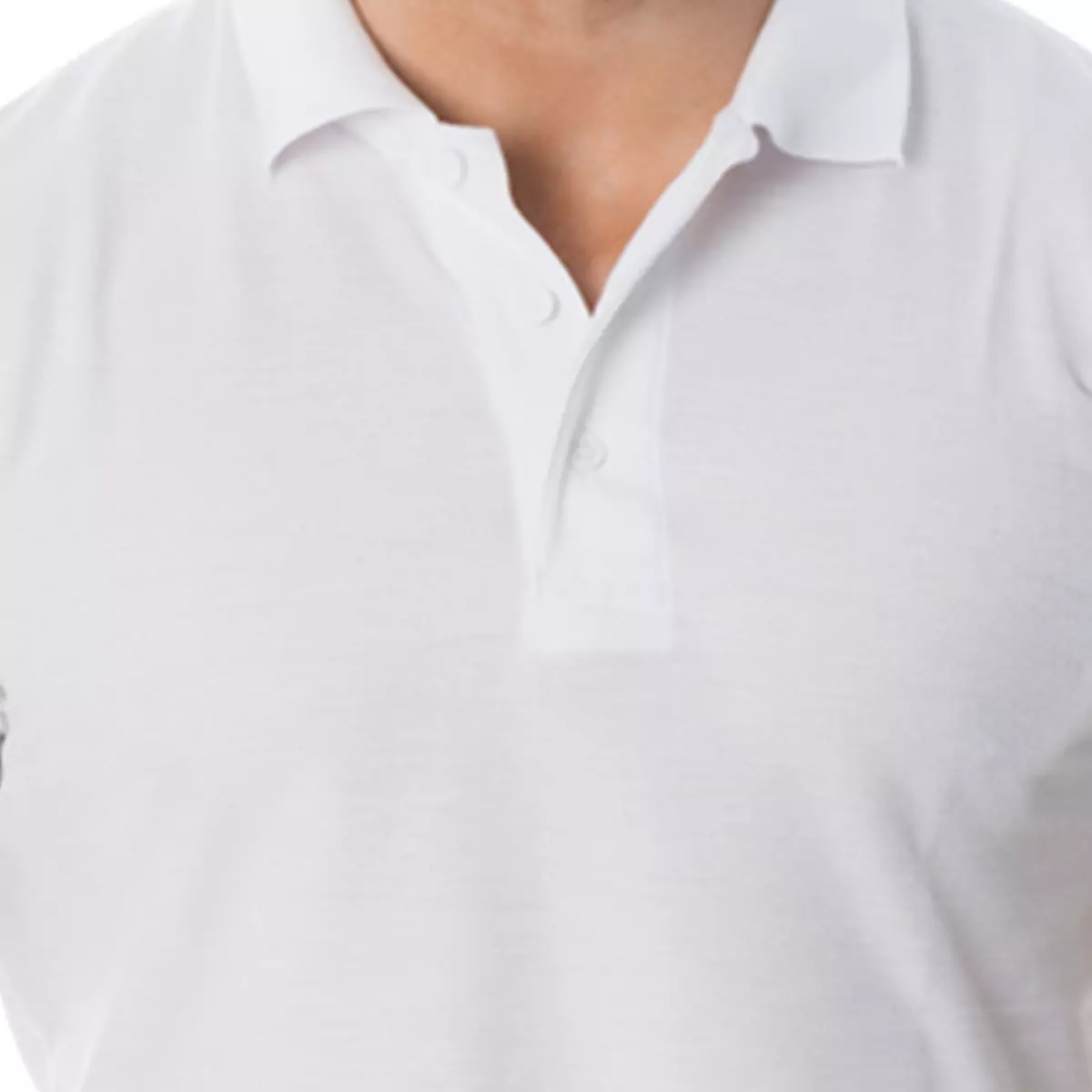 Classic White Polo T-Shirt - Image 5