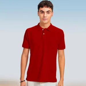 Classic Maroon Polo T-Shirt