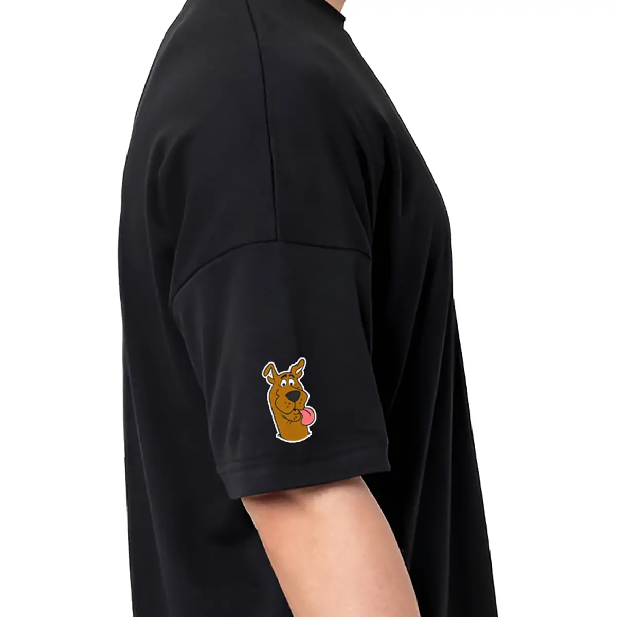 Scooby Doo Vibrant Cool Printed Pure Cotton Round Neck Half Sleeves Oversized Tshirt - Image 4