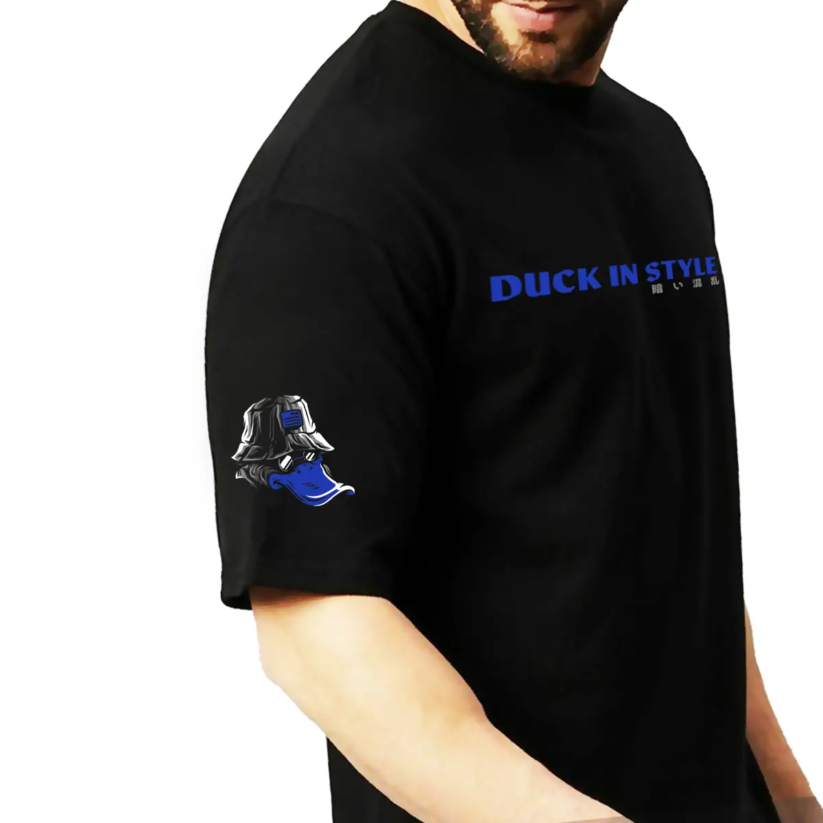 Duck In Style Vibrant Cool Printed Pure Cotton Oversized Tshirt - Image 4