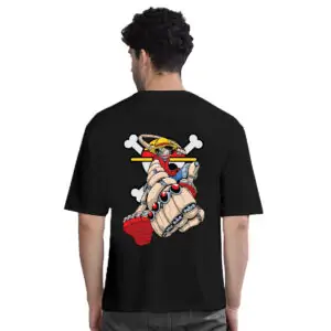 One Piece Vibrant Cool Printed Pure Cotton Oversized Tshirt