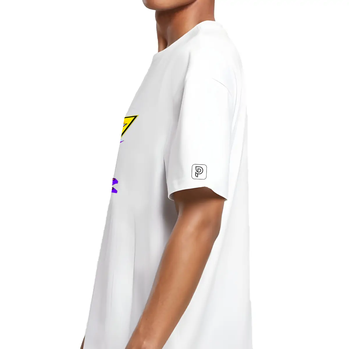 Printsflix Rick And Morty Printed Pure Cotton Round Neck Drop Shoulder Baggy Fit White Oversized Tshirt -Unisex - Image 3